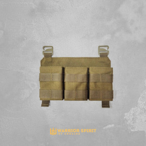 Панель под три магазина с фиксатором Warrior Spirit WS3 Coyote