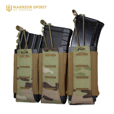 Панель под магазины с резинкой тройная Warrior Spirit WS3-R 