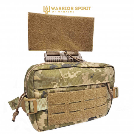 Підсумок тактичний напашний швидкоскидний Warrior Spirit GAR-WS1 Pixel