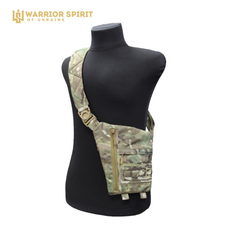Сумка тактическая скрытая кобура Warrior Spirit WS-Cobura MULTICAM, GRAFIT