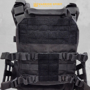 Плитоноска Warrior Spirit WS-EXP 3.0 Max Black (под плиту 28*39). Photo 2
