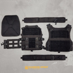 Плитоноска Warrior Spirit WS-EXP 3.0 Max Black (под плиту 28*39). Photo 3