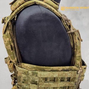 Карман под баллистический пакет (15*15 см) Warrior Spirit WS-KB Pixel (комплект 2 шт. – левый и правый) . Photo 2