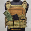 Плитоноска тактическая с панелью под три магазина с фиксатором Warrior Spirit WS-EXP 3.0 WS3 Pixel (под плиту 25*30)
