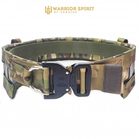 Пояс тактический боевой широкий Warrior Spirit WS-PBSh Multicam