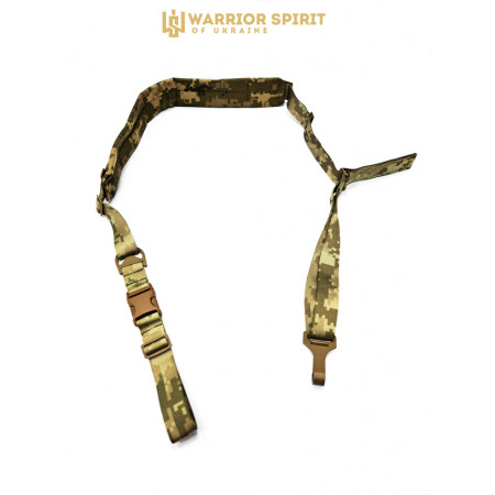 Ремень для АК двухточечный тактический Warrior Spirit WS-Rem Pixel