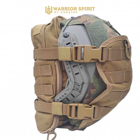Рюкзак тактический суточный с клапаном для шлема Warrior Spirit WS-R Coyote