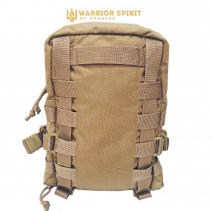 Рюкзак суточный с клапаном для шлема Warrior Spirit WS-R Coyote. Photo 3