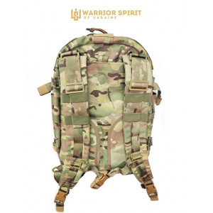 Рюкзак штурмовой с клапаном для шлема Warrior Spirit WS-RSh Multicam. Photo 2